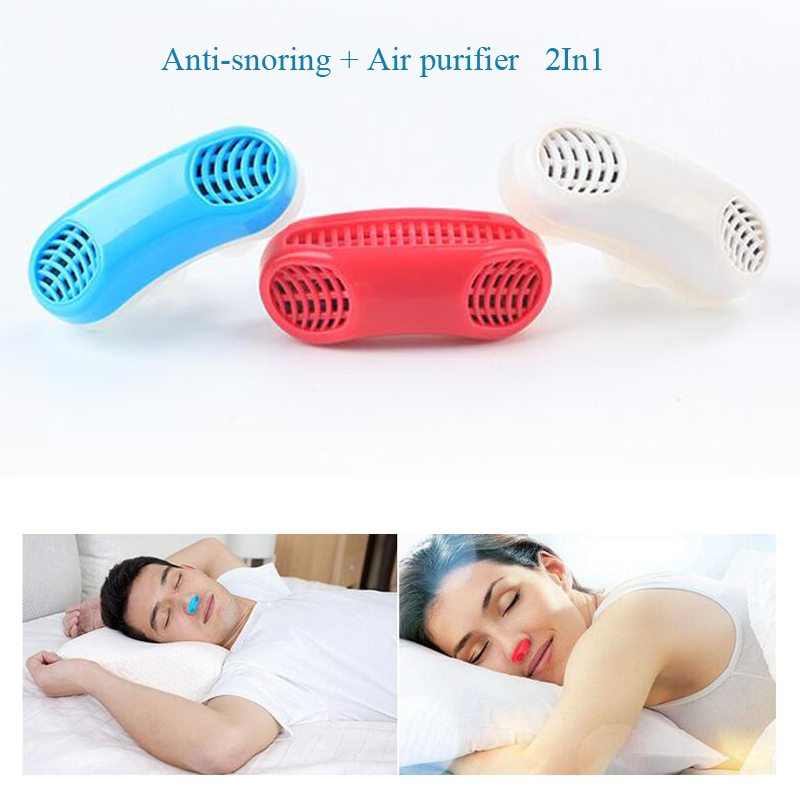 Multi-functional Anti Snore Device Air Purifier Relieve Snoring Snore Stopping Device Sleeping Aid Mini Snoring Device