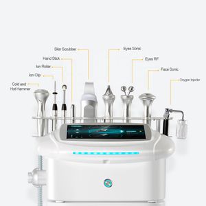 Multi-Functional Beauty Equipment 10 In 1 Hydrafacial Cleaning Machine Facial Led Therapy Rf Lifting Face Hydro Facial Machine
