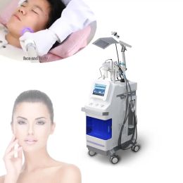 Equipo de belleza multifuncional 11 en 1 Chorro de agua Aqua Hydro Cuidado de la piel Limpieza profunda Hidra Cara Microdermoabrasión Oxígeno Bio-fotón RF Belleza Máquina facial