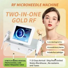 Microneedle Radiofrequentie Machine Gezicht Lifting Anti-aging Rimpel Striae Verwijdering Multifunctionele schoonheidsapparatuur Draagbaar