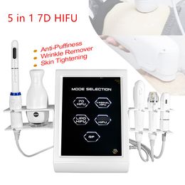 Equipo de belleza portátil Hifu Ajuste vaginal Ultrasónico 7D HIFU Microneedle RF MMicroneeding Tratamiento de estiramiento de la piel Vmax Radar Talla Máquina para adelgazar