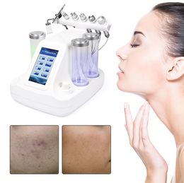 Equipo de belleza multifuncional 6 en 1 Hydra Dermabrasion Aqua Peel Clean la piel Bio Light RF Cleanser Hydra Oxygen Jet Machine Máquina