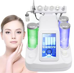 Multifunctionele schoonheidsapparatuur 6 in 1 H2O2 Water Zuurstof Jet Peel Hydra Beauty Huidreiniging Hydra Dermabrasie gezichtsmachine Water Aqua Peeling