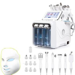 Équipement de beauté multifonctionnel 7 en 1 masque LED Machine de visage aqua visage propre Oxygène Machine faciale Crystal Masque LED Péléling