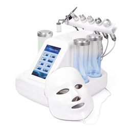 Multifunctionele schoonheidsapparatuur 7 in 1 Dermabrasie Hydra Machine Water Zuurstof Face Peeling reiniging Kleine bellenapparaat LED