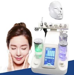 Equipo de belleza multifuncional 7 en 1 Máquina de exfoliación por chorro de agua con burbujas pequeñas Hydra Dermabrasion SkinCare BIO Light RF Vacío Limpieza facial Pee