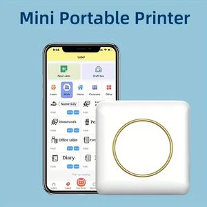 Multifunctionele handige printer Multifunctioneel kantoorlabel Student Foutnotities Memo Mobiele verbinding Afdrukken
