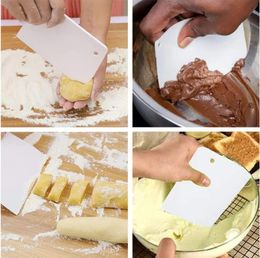 Bol de coupe de pâte multi-fonctionnelle gratte-ciel crème spatule bricolage Pâtres Coupes fondants Srapeur de gâteau de gâteau