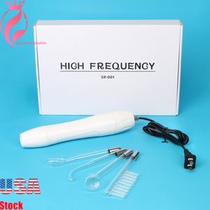 Multi-fonctionnel Portable Haute Fréquence Cicatrice Remover Beauté Dispositif Facial Sondes Acné Traitement Masseur