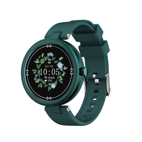 Reloj inteligente deportivo redondo multifuncional con monitorización del ritmo cardíaco y del sueño Pulsera de salud podómetro Reloj inteligente Android IOS resistente al agua de larga resistencia