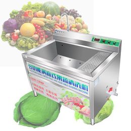 Lavadora multifuncional de burbujas de aire para tomate, equipo de limpieza, línea de máquinas para lavar frutas o verduras de hojas