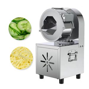 Máquina trituradora de verduras multifuncional, rebanadora de verduras de acero inoxidable