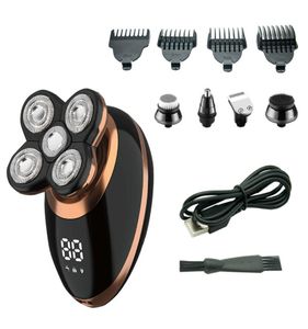 Kit de múltiples asalto de maíz Razor eléctrico para hombres Máquina de afeitar de cabezal calva recargable con barba 220521440307608845