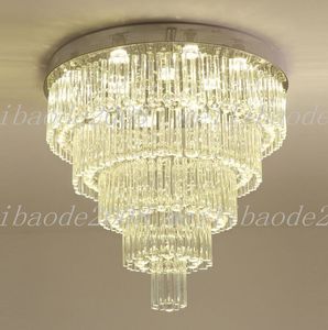 lustre moderne multicouche lampe en cristal AC110V 220V cristal LED plafonniers salon chambre lustre MYY