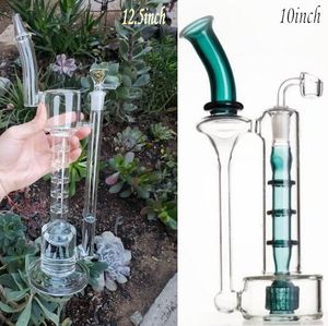 Multi-level helder nieuwe collectie slanke glazen waterpijpen dab rigs glazen bongs met vogelkooi perc booreilanden