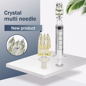 Microneedling de mesoterapia de cristal de Corea de 5 pines con múltiples agujas para inyector de pistola Meso 220420