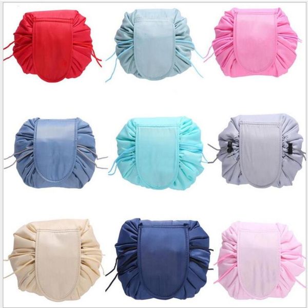 Multi Organiseurs DrawString Cosmetic Sac Travel Makeup Trawstring Rangement Bag Boot Magic Pouch Toyetrate Kit Wash Sac de lavage 10pcs LOT9720024