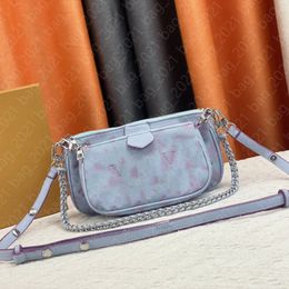 Nouveau concepteur de style concepteur multi-pochette sac à épaule des sacs à bandoulière pour embrayage en plaquette en relief de luxe de luxe sac à épaule portefeuille Messenger M46093 M46180