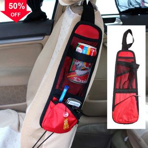 Multi Pocket Auto Interieur Organizer Box Auto Seat Side Opknoping Collector Bag Tidy Case Organizer Houder Mesh voor SUV
