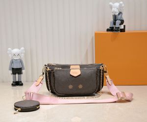 Multi bolsillo Felicie Luxury Designer Bag Chain Wallet Mini Wallet Metis Bag Juego de 3 piezas Crossbody Bolso de mujer Bolso de hombro Bolso de lujo para mujer