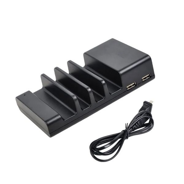 Multi puerto Holder del cargador USB Cargando rápido 4 puertos Estación de la estación Dock Stand Hub Base para teléfono/mesas/reloj/cargador de banco de energía