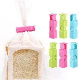 Multi-Purpose Brood Sluiting Clip Sluiting Clip voor Toast Food Bag Sluiting Type Drukken Type Voedselbehoud Sealing Clip