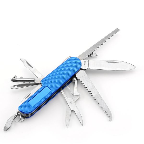 Couteau multiplice multifonction pliage de survie multitool survie en plein air outil EDC outil de poche en acier inoxydable couteaux de chasse