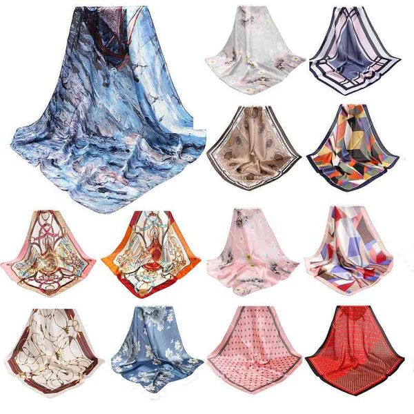 Foulards polyvalents Femmes Bandana Cadeau Bandeau Couverture Wrap Élégant Style Coréen Vintage Kawaii Foulards Mignons Wraps Foulard Y1229