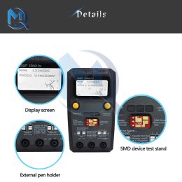 Multifunctionele transistor ESR/SMD-tester ESR02PRO SMART DIODE TRIODE CAPACITANTIE Weerstand Meter LCD Meter MOS/PNP/NPN-test