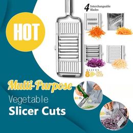Multi-Purpose Vegetable Slicer Stainless Steel Grater Cutter Shredders Fruit Potato Peeler Carrot Grater Kitchen Accessories New