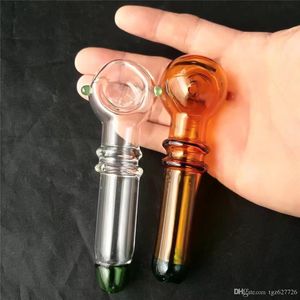 Accessoires de bangs en verre de verre de fumée multi-ronds Pipes à fumer colorées mini pipes à main multicolores meilleure cuillère