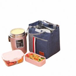 Sacs à lunch multi-tailles Cooler Totes Portable Boîte isolée Oxford Tissu imperméable pique-nique en plein air thermique froid alimentaire Ctainer 11ho #