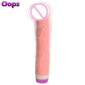 Multi-speed vibratordildo - Grote vibrerende nep-penis G-spot clitorisstimulator voor dames Erotisch sexy speelgoed