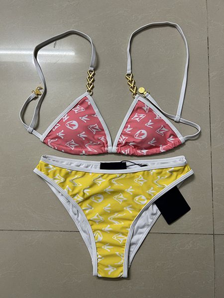 Traje de baño de diseñador femenino de varios estilos, bikini femenino sexy de verano, traje de baño con estampado de moda en 58 colores para elegir #30