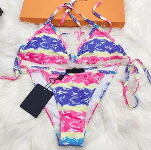 Estilos múltiples Mujeres Trajes de baño de diseñador Verano Mujer sexy Bikinis Letras de moda Imprimir Traje de baño Trajes de baño de dama de alta calidad Tamaño S-XL # 008