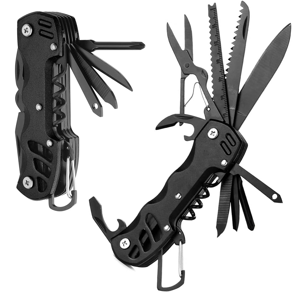 Multi-Tool Pocket Knife for Survival, Camping, Fishing, Hunting and Hiking, Keychain Army Knife