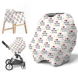 Multi use 5 dans 1 couverture d'allaitement maternel pour bébé couvercle de siège de la canopée du chariot d'achat couvre à la mode couverture infirmière respirante
