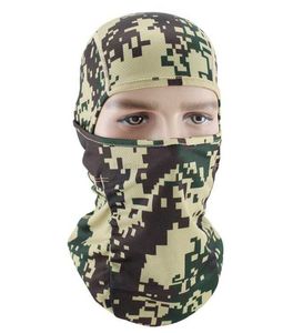 Multicam Camouflage Balaclava chapeau Masque de protection intégral Tactique CS Wargame Armée Chasse Cyclisme Sport Casque Liner Cap Militaire CP Écharpe Head wraps Bandana