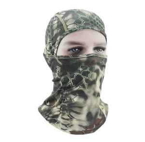 Multicam Sports Camo Balaclava Airsoft Hunting Outdoor Camouflage Tactical Cycling Motorcycle Cap Hoeden Volgelaatsmasker