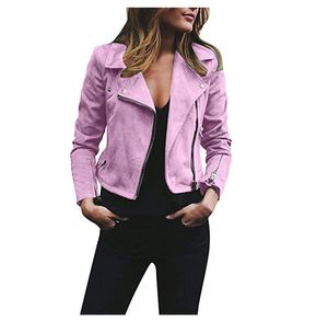 Multicolor 2023 Autumn Winter Winter Dames Katoen Jackets Rapel Nek Zipper kralen Zakken Slim Dames korte jassen BKJ23005