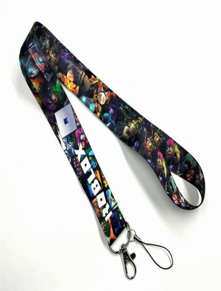 Multicolor Anmie Game Lanyard Scraps Sac Car Cardée ID Carde d'identité Pass Gym Mobile Phone Mobile Kid Key Ring Honder Game Jewelry Dhgate2790835