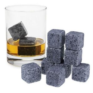 Multicolor Atural Whisky Stones Bar Tools 6 stks / set 9 stks / set met fluwelen tas ijs wijn-stone verschillende specificaties whisky ijs wijn steen kk0048Hy