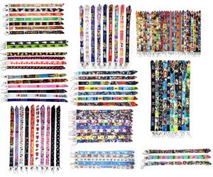 Multicolor Choisissez un dessin animé jeu Kidchains Keychains Keychains Lanyard Car Keychain ID COVER PASS Gym de téléphone mobile Badge Mélein Key Hing Havolder Bijoux Cadeaux