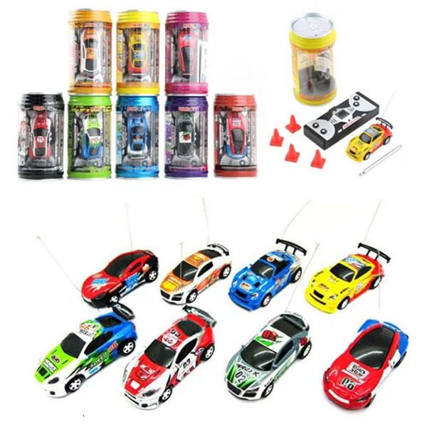 Multicolor Coke Can Mini Speed ​​RC Radio Remote Control Micro Racing Car Toy Gift P101 231227