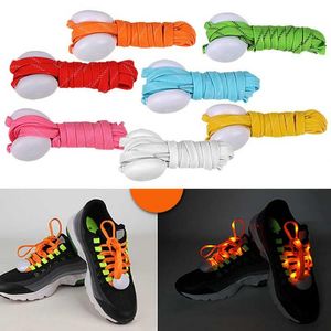 Gadget Multicolor Moda Resplandor Led Cordones Flash Neón Cordones de zapatos Intermitente Cordón de zapato luminoso para deportes Fiesta en ejecución DHL FEDEX UPS ENVÍO GRATIS