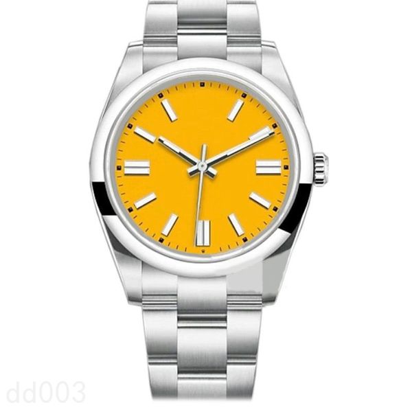 Reloj de moda multicolor oyster perpetual 116900 montre homme correa de acero inoxidable impermeable reloj de diseñador para mujer 41 mm reloj vintage de moda para hombres SB025 C23