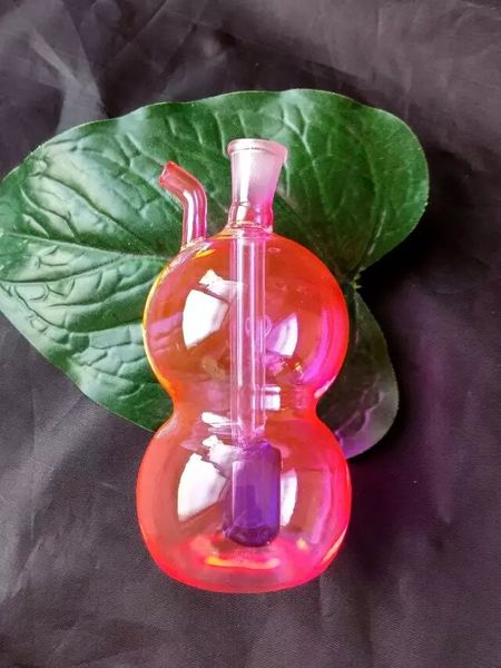 Multicolore Gourde acrylique tuyaux en verre bongs accessoires, Verre Pipes colorées mini multi-couleurs Pipes Main Best Spoon glas