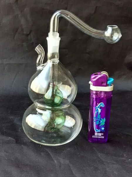 Accesorios de bongs de vidrio de cachimba de calabaza multicolor Pipas de vidrio para fumar Mini colores multicolores Pipas de mano La mejor cuchara de vidrio