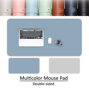 Multicolore grande souris de jeu Gamer jeu d'ordinateur tapis de souris tapis de bureau étanche tapis de clavier Double face