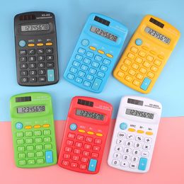 Multicolor Portable 8 Chiffres Calculatrices Multifonction Mini Étudiant Calculatrice Électronique AA Batterie Alimentation Abordable Bureau Fournitures Scolaires 0807